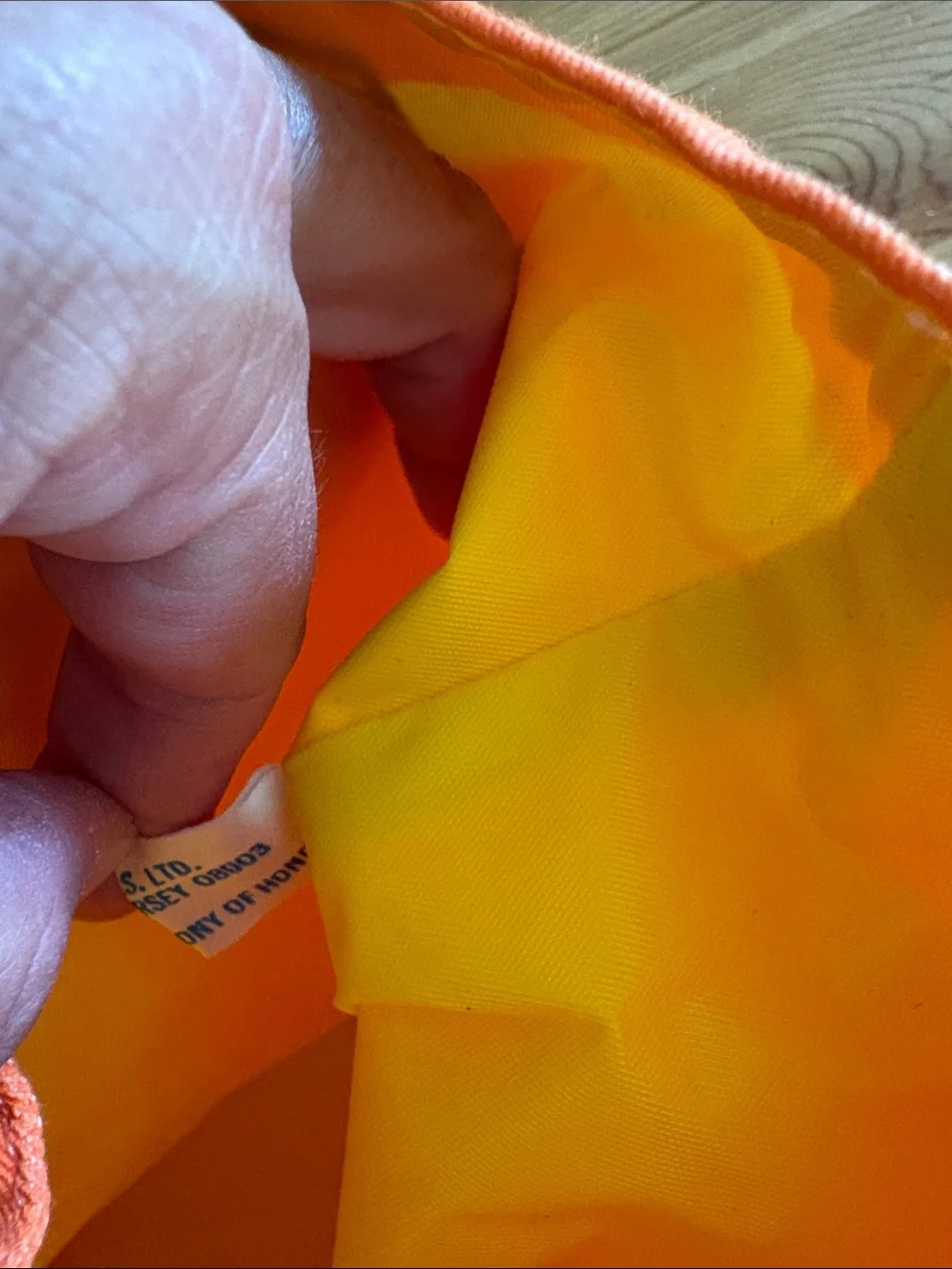 Vintage Peanuts Snoopy & Woodstock Orange Tote Bag see photos for size